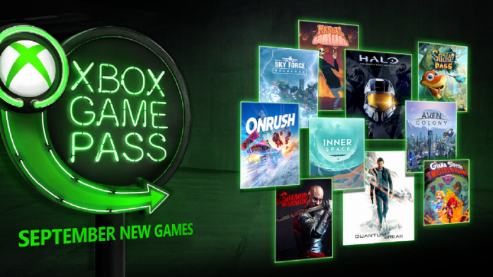 September 2018 Xbox Game Pass