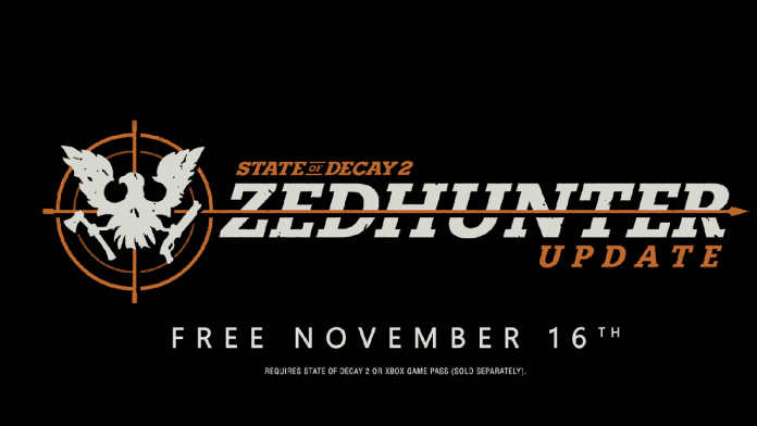 State of Decay 2 Zedhunter Update