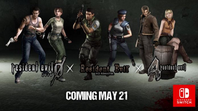 Resident Evil 0, 1 and 4 Are Coming to Nintendo Switch