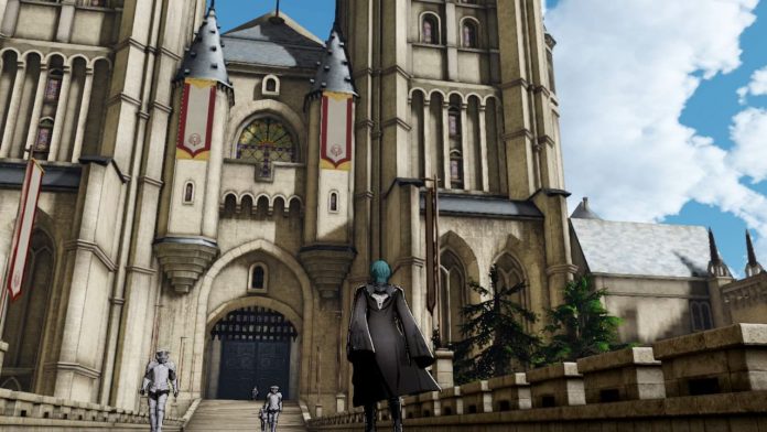 An image of the monastery Garreg Mach in Fire Emblem: Three Houses.